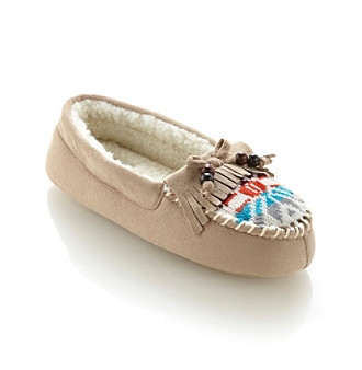 homepage brands steve madden steve madden aztec moccasin slippers tan