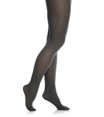 HUE® Super Opaque Tights - Graphite Heather
