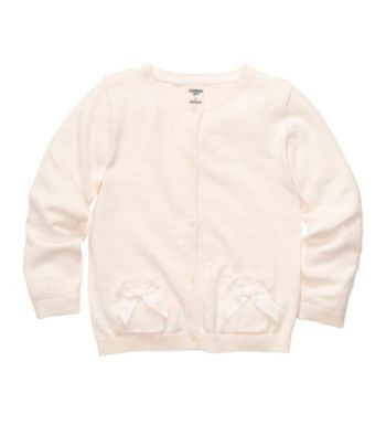 OshKosh B'Gosh® Girls' 4-6X Ivory Cardigan Sweater