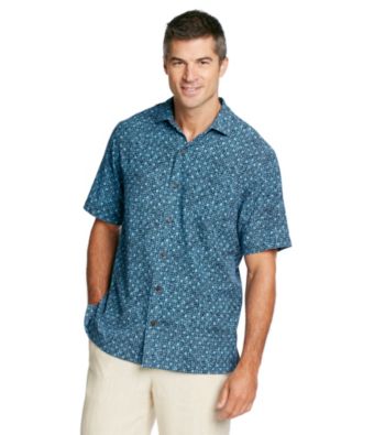 Paradise Collection® Men's Geo Print Silk Shirt
