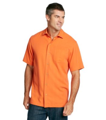 Paradise Collection ® Men's Solid Silk Shirt