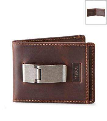 Fossil® Men's Brown Leather Wallet