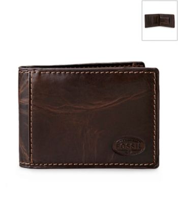 Fossil® Men's Brown Leather Wallet