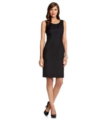 Evan-Picone® Black Short Washable Suiting Dress