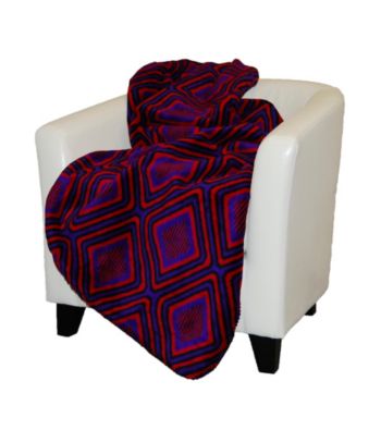 Denali® Lava and Black Microplush Throw