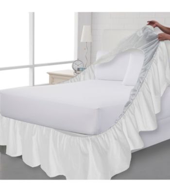 Perfect Fit® Ivory Bedskirt and Boxspring Protector