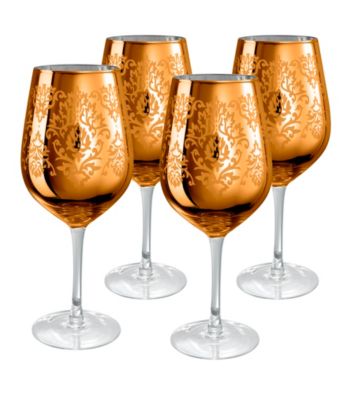 Artland® Brocade Gold Set of 4 Goblets