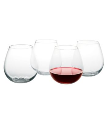 Artland® Sommelier Set of 4 Stemless Round Wine Glasses