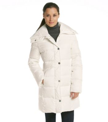 Kenneth Cole® Wing Collar Down-Blend Coat