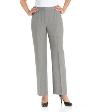 Evan-Picone® Washable Gray Dress Pants