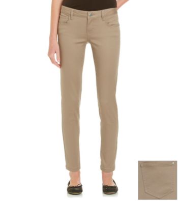 Celebrity Pink Juniors' Latte Stretch Sateen Skinny Jeans