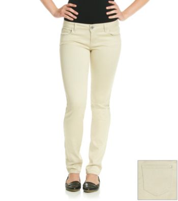 Celebrity Pink Juniors' Chino Stretch Sateen Skinny Jeans