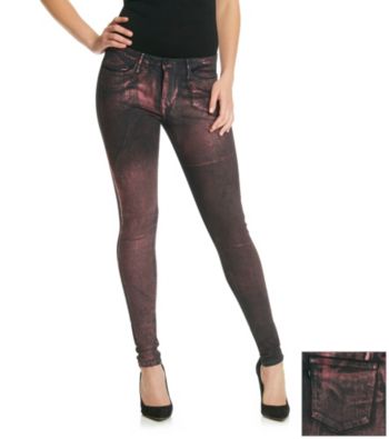 Levi's Juniors' Pink Foil Jean Leggings