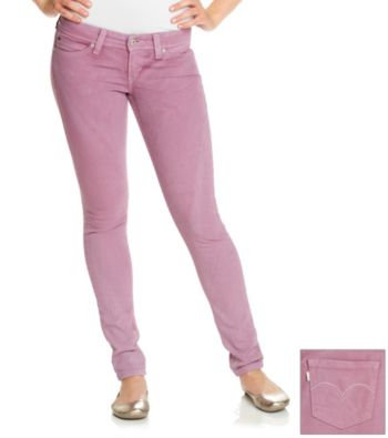 Levi's Juniors' Winter Pink Demi Curve ID Skinny Jeans