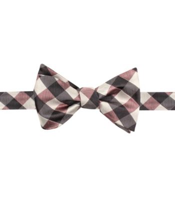 Kenneth Roberts Platinum® Men's Pink Nantucket Gingham Bow Tie