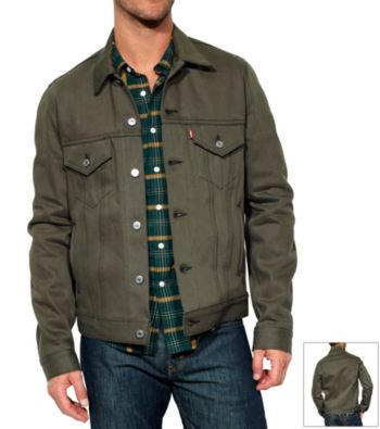 Levi's® Men's Dark Grey Unlined Trucker Jacket