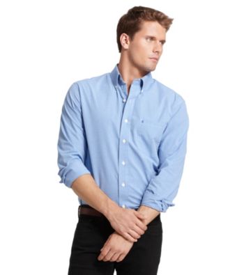 Izod® Men's Long Sleeve Essential Check Woven