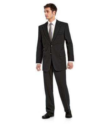 John Bartlett Statements Black Classic Fit Suit Separates