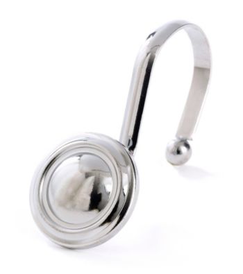 J. Queen New York Colorado Chrome Shower Curtain Hooks