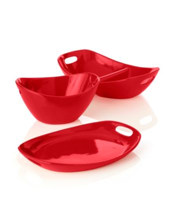Rachael Ray® 3-pc. Red Serveware Set