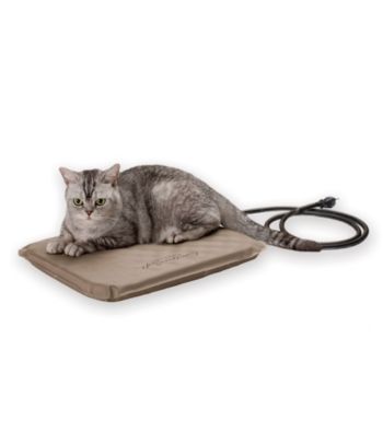 K&H Pet Products Lectro-Soft Small Tan Outdoor Heated Pet Bed