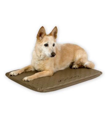 K&H Pet Products Lectro-Soft Medium Tan Outdoor Heated Pet Bed