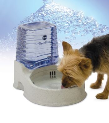 K&H Pet Products Grey Small Clean Flow with Reservoir