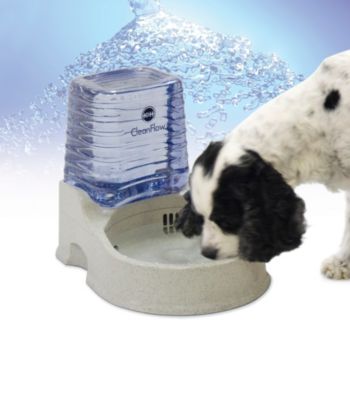 K&H Pet Products Grey Medium Clean Flow with Reservoir