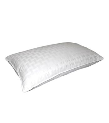 Blue Ridge Home Fashions 600 Thread-Count Basketweave White Down Pillow