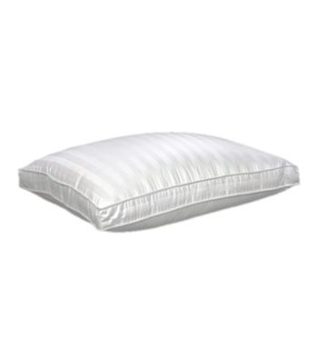 Blue Ridge Home Fashions 350 Thread-Count Damask Stripe Extra-Firm Support Pillow