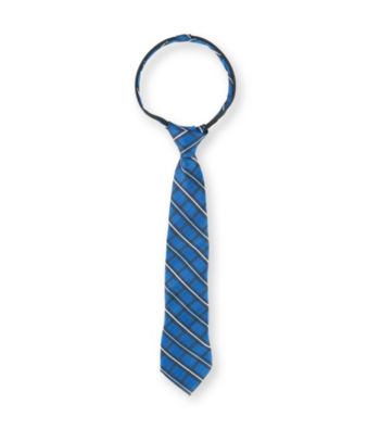 Statements Boys' Blue Plaid Zip Tie