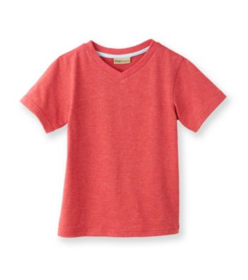 Ruff Hewn Boys' 2T-7X Short Sleeve Heather V-Neck Tee
