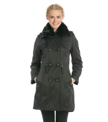 Laundry Faux Fur Collar Anorak