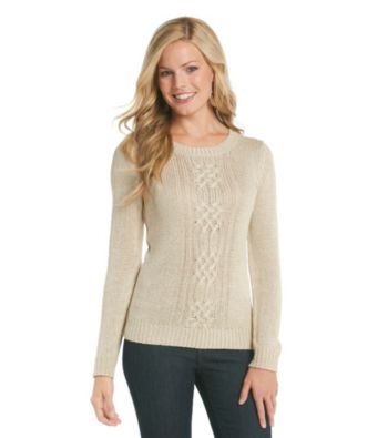 Relativity® Cableknit Sweater