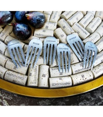 Epicureanist® Rustic Cheese Fork Marker Set