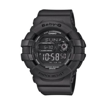 Baby-G Ana-Digi, Matte Black Resin Digital with New 3D Protection Case Structure