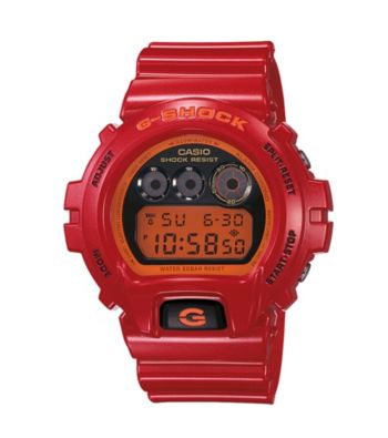 G-Shock Mirror Metallic Digital with Red Metallic Gloss Resin Band and Mirror Dial