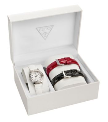 Guess Silver Petite Sport and Sparkle Interchangeable Set
