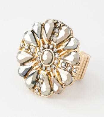 Erica Lyons® Two Tone Stretch Ring