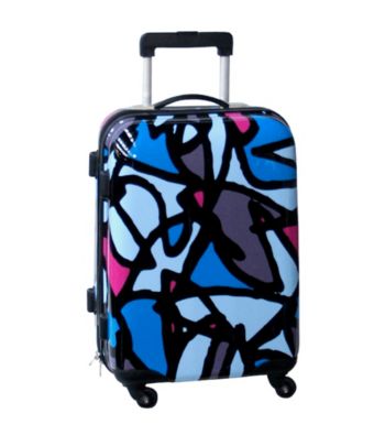 Ed Heck Scribbles Blue Luggage Collection