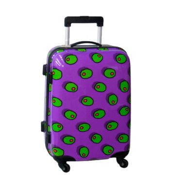Ed Heck Olives Purple Luggage Collection