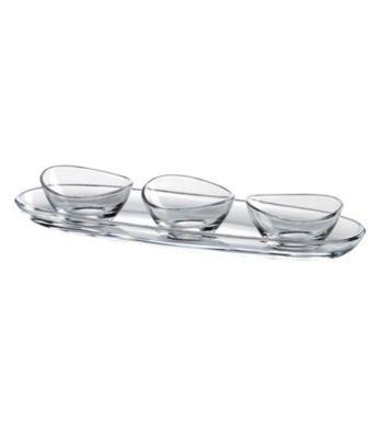 Ego Papaya Set of 3 Bowls with Tray