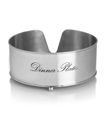 Towle® Antique Silver Sentiment Plate Caddy