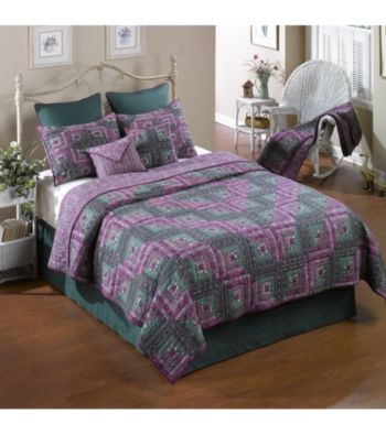 Melanie Log Cabin Quilt Collection by Donna Sharp®