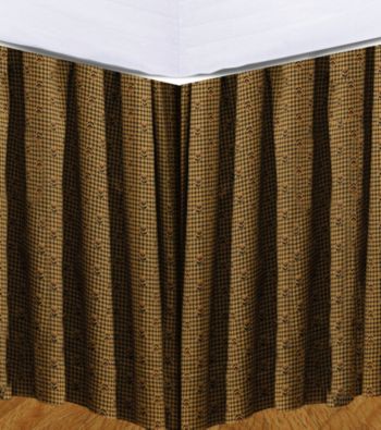 Donna Sharp® Chocolate Gingham Bed Skirt