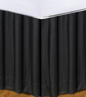 UPC 754069412600 product image for Donna Sharp® Black Night Bed Skirt | upcitemdb.com