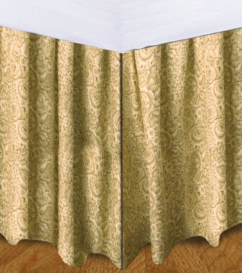 Donna Sharp® Beige Floral Bed Skirt