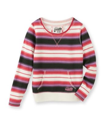 Mambo® Girls' 7-16 Supersoft Striped Pullover Top