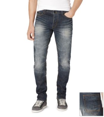 Calvin Klein Jeans® Men's Asteroid Blues Rinse Rocker Skinny Jeans