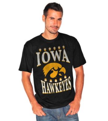 G-III Men's Black Iowa Exploded Logo Tee